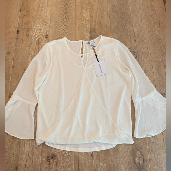 Elegant Cream Women's Blouse 41 Hawthorne size M - Picture 1 of 4